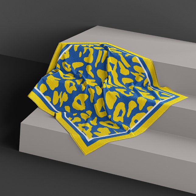 Ukraine paisley Bossica Bandana Scarf (Ukraine paisley Bossica Bandana Scarf)