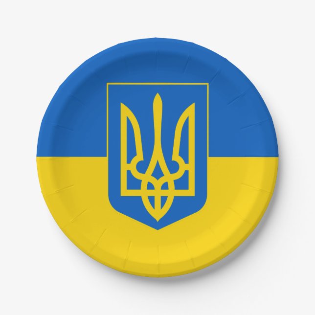 Ukraine Paper Plates (Front)