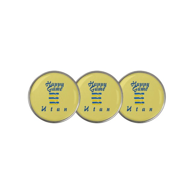 Ukraine Party Golf Ball Marker (3 Up)