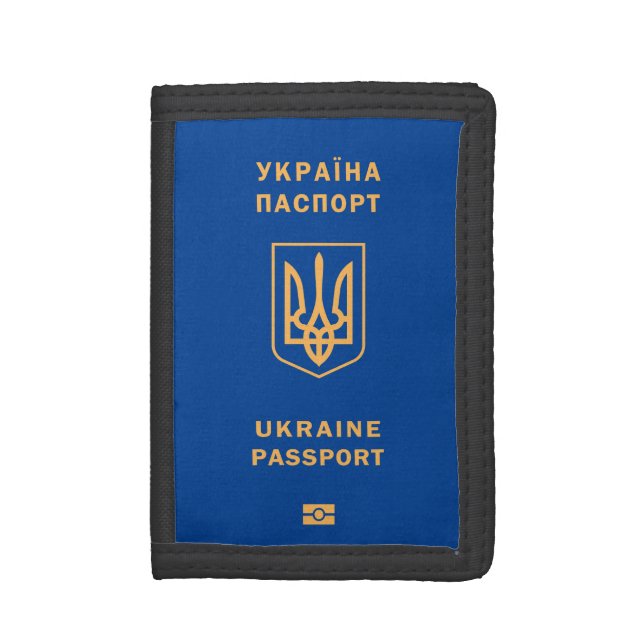 Ukraine Passport Wallet (Front Vertical)