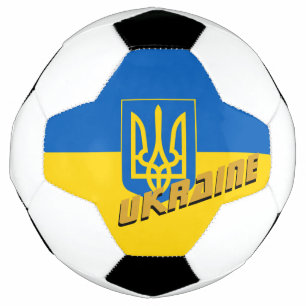 Ukraine patriotic Football & Ukrainian Flag Soccer Ball