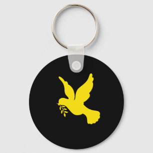 Ukraine Peace Dove Pray For Ukraine Flag Free Ukra Keychain