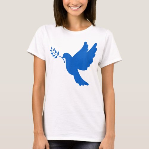 Ukraine Peace Dove  T_Shirt