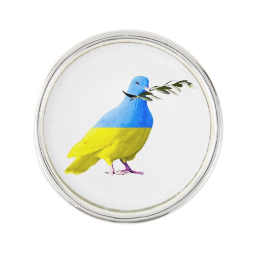 Ukraine _ Peace Dove _ Ukrainian Flag _ Peace  Lapel Pin