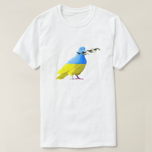 Ukraine _ Peace Dove _ Ukrainian Flag _ Peace T_Shirt