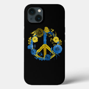 Ukraine Peace Love Flower Vintage Ukraine Ukrainia iPhone 13 Case