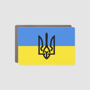 Ukraine - Peace - Ukrainian Flag - Freedom Car Magnet