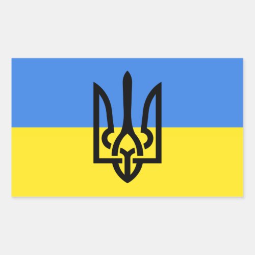 Ukraine _ Peace _ Ukrainian Flag _ Freedom   Rectangular Sticker