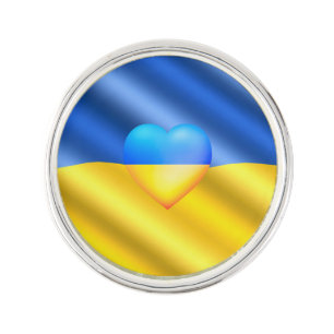 Ukraine - Peace Ukrainian Flag  Freedom Solidarity Lapel Pin