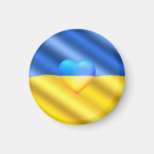 Ukraine - Peace Ukrainian Flag Freedom Solidarity Magnet