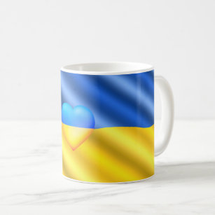 Ukraine - Peace - Ukrainian Flag - Freedom Support Coffee Mug