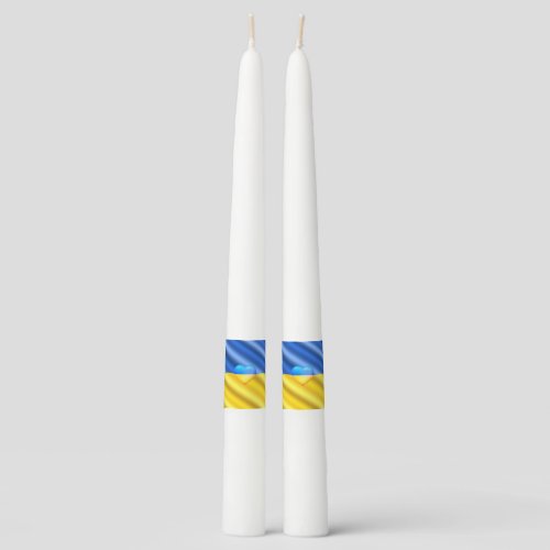 Ukraine _ Peace _ Ukrainian Flag _ Freedom  Taper Candle