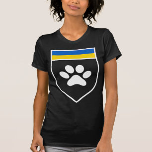 Ukraine Pet Awareness Flag Support Ukrainian pets T-Shirt
