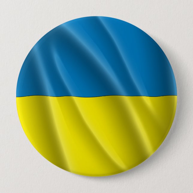 UKRAINE PINBACK BUTTON (Front)