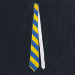 Ukraine Plain Flag Tie<br><div class="desc">Represent the Ukraine! This item features a simple design of the Ukrainian flag. Do you know a Ukrainian or Ukrainian-American who misses their home country and would like to be patriotic about their native nation? Travellers to Eastern Europe, Ukrainian-Americans, or the Ukrainians themselves will love to show their heritage and...</div>