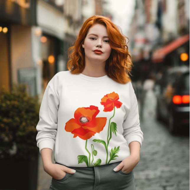 Ukraine "poppy flower" peace colorful T-Shirt (Creator Uploaded)