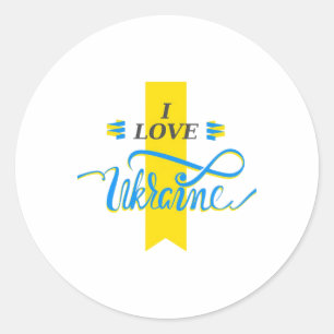 Ukraine President Volodymyr Zelensky Sticker1 Classic Round Sticker