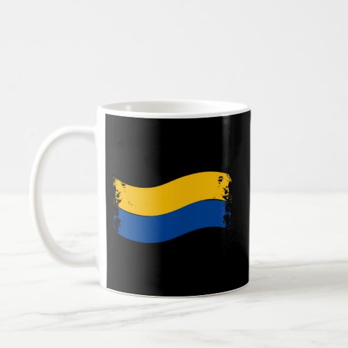 Ukraine Pride Style Retro_Feel Ukrainian Flag Colo Coffee Mug