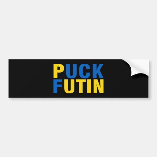 Ukraine Puck Futin  Bumper Sticker