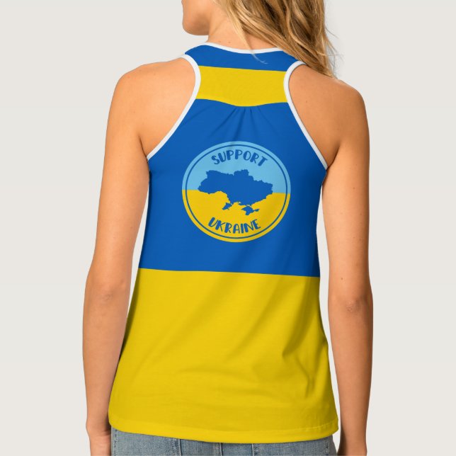 Ukraine - Racerback Tank Top (Back)