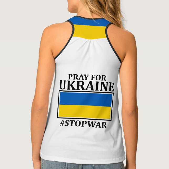 Ukraine - Racerback Tank Top (Back)