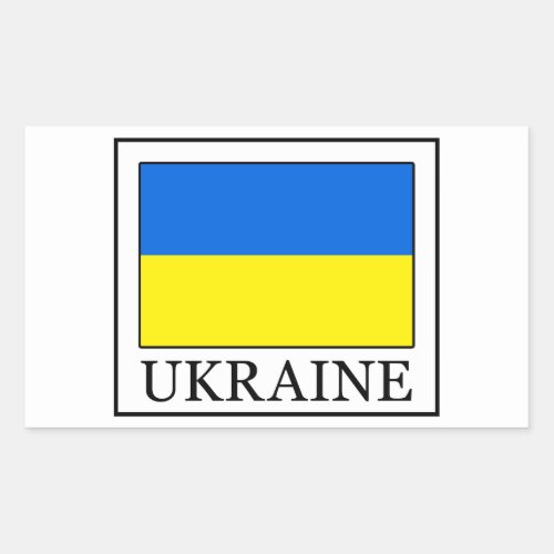 Ukraine Rectangular Sticker