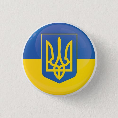 Ukraine Round Icon Flag Button