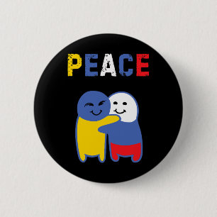 Ukraine Russia Peace Ukraine No War Button