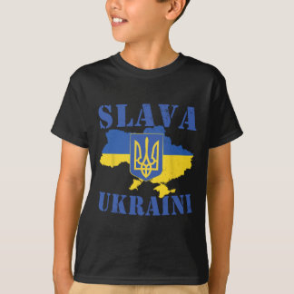 Ukraine Shirt Slava Ukraini Ukrainian Flag Trident