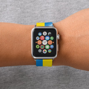 Ukraine silk flag apple watch band