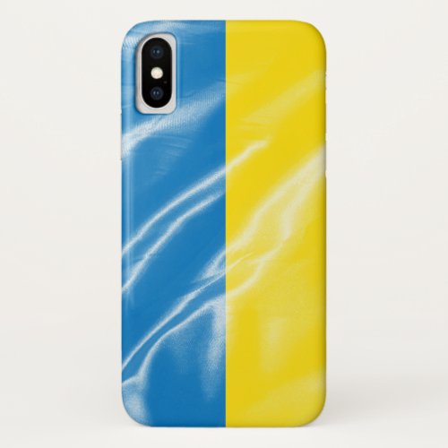 Ukraine silk flag iPhone x case