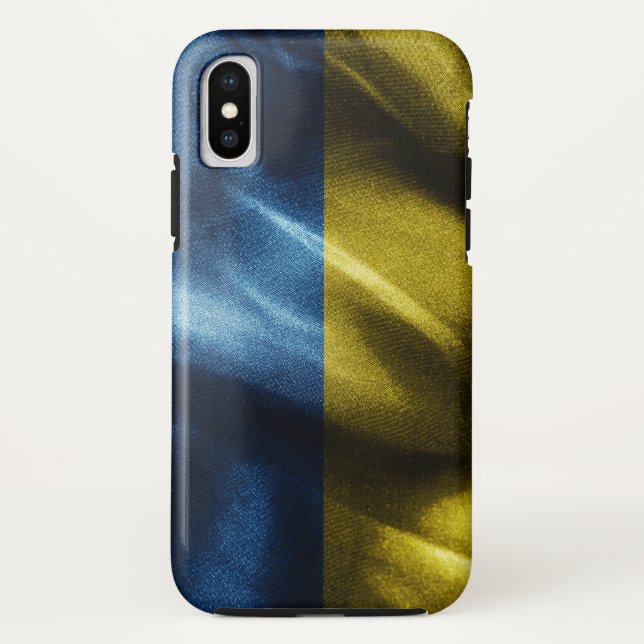 Ukraine silk flag Case-Mate iPhone case (Back)