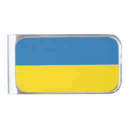 Ukraine Silver Finish Money Clip