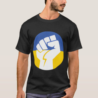 Ukraine Small Fist Solidarity Stand With Support A T-Shirt