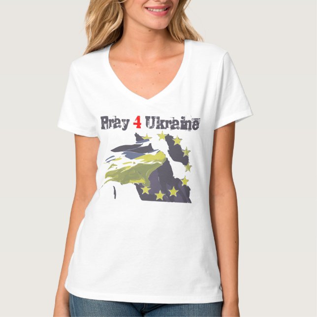 Ukraine standwithukraine stoprussia stopInvasion T-Shirt (Front)