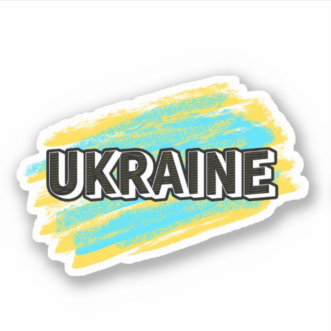 Ukraine Sticker (Front)