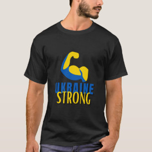 Ukraine Strong Muscle Flex T-Shirt