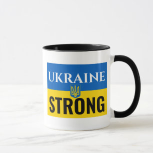 UKRAINE STRONG or Your Message Mug