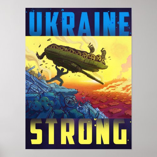UKRAINE STRONG _ poster