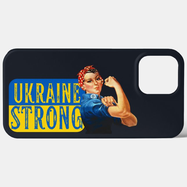 Ukraine Strong Rosie the Riveter  Case-Mate iPhone Case (Back (Horizontal))