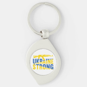 Ukraine Strong Support for Ukraine Keychain
