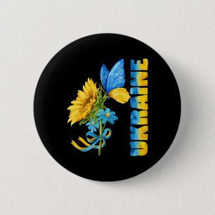 Ukraine Sunflower 8 Button