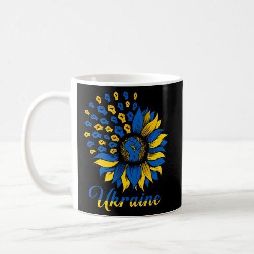 Ukraine Sunflower Flag Support Ukraine Free Ukrain Coffee Mug
