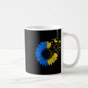Ukraine Sunflower Flag Vintage Ukrainian Flag Ukra Coffee Mug