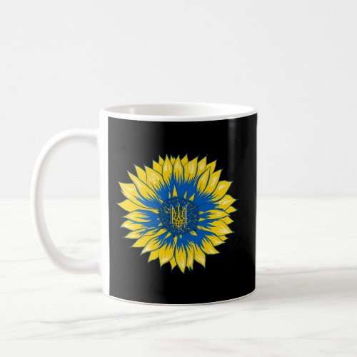 Ukraine Sunflower Floral Ukrainian Flag Coffee Mug