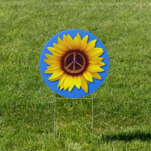Ukraine Sunflower Inner Peace Symbol Sign Flower