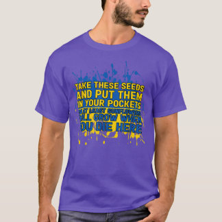 Ukraine Sunflower Seeds A Ukrainian T-Shirt