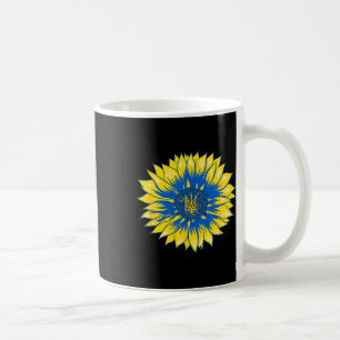 Ukraine Sunflower Shirt Retro Floral Ukrainian Fla Coffee Mug
