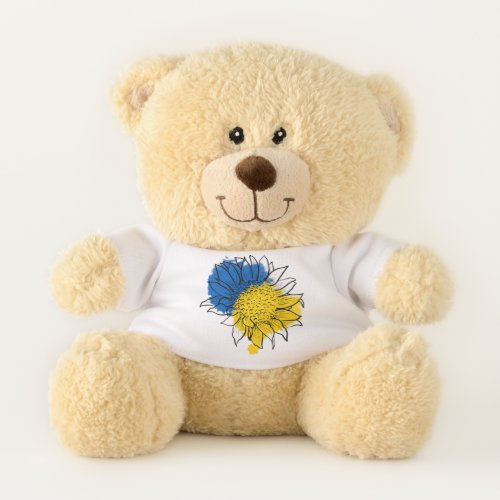 Ukraine Sunflower Support Teddy Bear