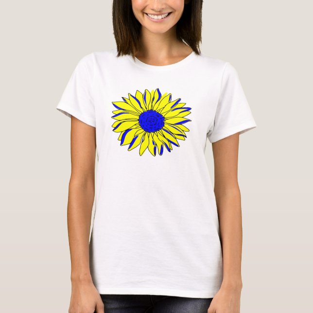 Ukraine Sunflower T-Shirt (Front)